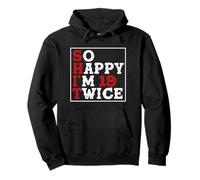 Tellement Heureux J’AI 19 Deux Fois Blague 38 Ans Cadeau Sweat à Capuche