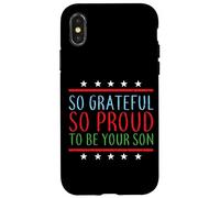 Tellement Reconnaissant Tellement Fier D'être Ton Fils Coque pour iPhone X/XS