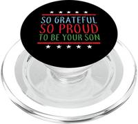 Tellement Reconnaissant Tellement Fier D'être Ton Fils PopSockets PopGrip pour MagSafe