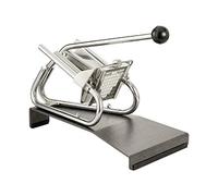 LOUIS TELLIER - Coupe-Frites Professionnel - Couteau 10 x 10 mm et Poussoir Inclus - Inox et Acier Chromé - Socle Époxy - Aucune Fixation Nécessaire - 44 x 25 x 33,5 cm