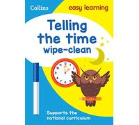 Auteur inconnu – Telling the Time Wipe Clean Activity Book – Apprentissage à domicile – Broché