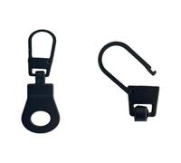 Telliswelt 1 Fermeture Éclair de Rechange Fermeture Zip en métal Noir 4 cm