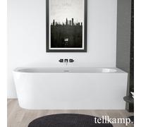 Tellkamp Pio Baignoire d’angle, avec habillage, 0100-277-00-L-A/CR,