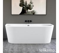 Tellkamp Solitär Wall Baignoire balnéo murale avec habillage, W100-055-S0-AUF/CRWM,