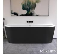Tellkamp Solitär Wall Baignoire balnéo murale avec habillage, W100-077-SB-AUF/CRWMEB,