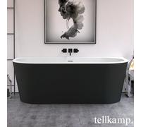 Tellkamp Solitär Wall Baignoire balnéo murale avec habillage, W100-255-SB-A/CRWMEB,