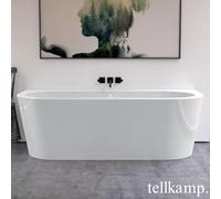 Tellkamp Solitär Wall Baignoire murale avec habillage, 0100-077-00-A/WG,