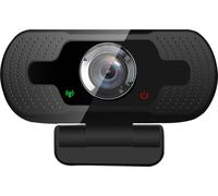 TELLUR Webcam Full HD Basic 1080p / 30fps Correction automatique dans des conditions de faible luminosité, microphone intégré, angle 85°, mise au point manuelle, câble 1,5m, USB, noir