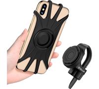 TELLUR BPH100 Support Mobile pour vélo, Support Universel Mobile, Guidon de Moto ou de vélo, Rotation à 360°, réglable pour téléphone, jusqu'à 6,5''