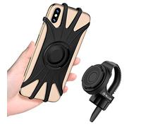 TELLUR BPH100 Support Mobile pour vélo, Support Universel Mobile, Guidon de Moto ou de vélo, Rotation à 360°, réglable pour téléphone, jusqu'à 6,5''