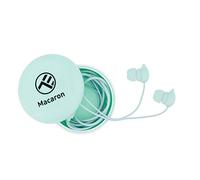 TELLUR Casque Intra-Auriculaire Macaron, Étui de Transport, Bleu