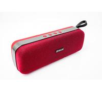TELLUR Loop Enceinte Bluetooth Portable Stéréo, 10W, Technologie TWS True Wireless Stereo, Radio FM Portable, Fonction Mains Libres, Port USB, Fente MicroSD/TF, Jack AUX 3,5 mm, BT 5.0, Rouge