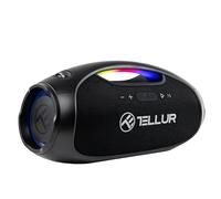 TELLUR Obia Pro Enceinte Bluetooth Portable Stéréo, 60W, TWS True Wireless Stereo, Multiple Link*, IPX6, Haut Parleur Portable, Enceinte Bluetooth Puissante, USB Mp3, AUX 3,5mm, Lumière LED, Noir,
