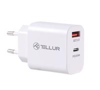 Tellur PDHC101 Chargeur mural double port, PD 20 W + QC3.0 18 W, blanc