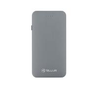 Tellur Power Bank QC 3.0 Fast Charge, 5000mAh, 3en1 (Micro USB & Lightning & Type C), Gris