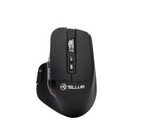 TELLUR Shade Souris Bluetooth sans Fil, Rechargeable USB C, 3200DPI, 8 Boutons, 4 Dispositifs Simultanément, Souris sans Fil avec Clic Silencieux, Win, Mac, Android, iOS, Nano Récepteur