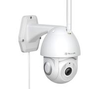 TELLUR Smart Caméra Surveillance WiFi Extérieure Caméra Extérieure Intelligente, UHD 2K, 3MP, PTZ, Vision Nocturne, Suivi Automatique, Télécommande par APP et Voix, Compatible avec Alexa, Google