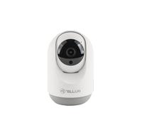 TELLUR Smart Caméra Surveillance WiFi Intérieure Alexa, UHD 2K, Surveillance Bébé 350°, Suivi Automatique, Audio Bidirectionnel, Détection de Mouvement et de Bruit, Vision Nocturne IR, PTZ