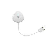 TELLUR SMART Détecteur de Fuite d'Eau, Capteur d'Eau WiFi, Aqualarm, Application Téléphone, Alarme Acoustique et Notification, Fonctionne avec des Piles LR03(AAA) et Dure Jusqu'à 6 Mois, Câble de 1m