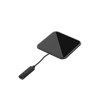 Tellur Socle de recharge rapide sans fil ultra-mince WCP03 10W en verre trempé avec Qi, noir