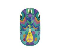 TELLUR Souris sans Fil avec Récepteur Nano USB 2,4 Ghz, Souris sans Fil avec Clic Silencieux, 1600 DPI, 3 Boutons Clic Silencieuse, Mouse Wireless Plug&Play, Design Fin et Léger à Transporter (Paon)