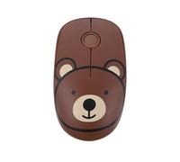 TELLUR Souris sans Fil avec Récepteur Nano USB 2,4Ghz, Souris sans Fil avec Clic Silencieux, 1600DPI, 3 Boutons Clic Silencieuse, Mouse Wireless Plug&Play, Design Fin et Léger à Transporter (Ours)