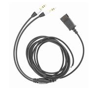 Tellur TLL416003 changeur de genre de câble Quick Disconnect 2 x 3.5 mm Noir