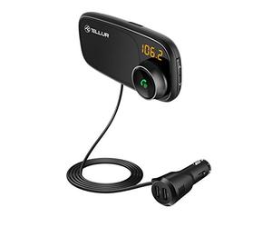 Tellur Transmetteur FM Bluetooth pour Voiture FMT-B6 Support magnétique Noir