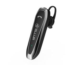 TELLUR VOX 100 Oreillette Bluetooth sans Fil Mono, 22h de Conversation, Kit Main Libre USB C, Multipoint - Deux Appareils Connectés, Tour d'oreille 360° Droit ou Gauche, Iphone, Android, Ordinateurs