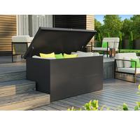 Telluria Coffre de rangement extérieur en acier galvanisé anthracite - 6352