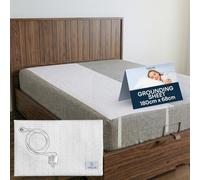 TELLURIS Grounding Sheet Drap de Mise à la Terre - Earthing Sheet 180x68 cm - Améliore Le Sommeil - Connexion Facile avec Prise de Terre - Confort & Bien-Être Naturel