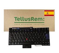 TellusRem Clavier de Remplacement Espagnol Non rétroéclairé pour Lenovo Thinkpad T60, T61, R60, R61, T400, T500, R400, R500, W500, W700, W700ds, W701, Z61e, Z61 m, Z61p, Z61t