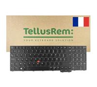TellusRem Clavier de Remplacement pour Lenovo ThinkPad T16 / P16s / P16v / L15 - Disposition AZERTY française, rétroéclairé, TrackPoint, pavé numérique