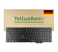 TellusRem Clavier de Remplacement pour Lenovo ThinkPad T16 / P16s / P16v / L15 - Disposition QWERTZ Allemande, rétroéclairé, TrackPoint, pavé numérique