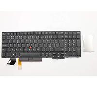 TellusRem Clavier de Remplacement Tchèque rétroéclairé pour Lenovo Edge L580 E580 P52 P72 T590 T580s