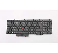 TellusRem Clavier de Remplacement Tchèque rétroéclairé pour Lenovo Thinkpad P50 P70 P51 P71
