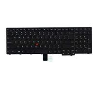TellusRem Clavier de Remplacement US Non rétroéclairé pour Lenovo Thinkpad E550 E560 E560c
