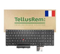 TellusRem Keyboard for Lenovo ThinkPad P15, T15g & P17 (1st Generation) - French AZERTY Layout, Backlit, TrackPoint, Numeric Keypad, Black