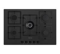 TELMA FLAT75 Noir Intégré 75 cm Gaz 5 zones