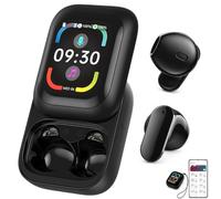 TELNP N04 Casque de traduction 160+ langues avec écran tactile Bluetooth | Écouteurs transducteurs AI 3 en 1 avec traduction en temps réel, 9 modes et 32 heures. Autonomie de la batterie pour les