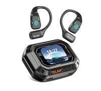 TELNP XP6 Ki Traducteur, casque de traduction en temps réel, prend en charge la traduction Bluetooth et le résumé des conférences, design ouvert, écouteurs avec affichage numérique