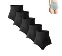 TELOME Lot de 5 culottes gainantes en graphène en nid d'abeille pour femme (noir XL)
