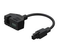 Teltonika - Adaptateur secteur - connecteur 4 broches (pas de 3 mm), bloc de terminal 4 broches (F) pour connecteur 4 broches (pas de 3 mm) (M) - pour Teltonika RUT200, RUT300, RUT360, RUT951, RUT956,