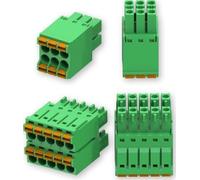 Teltonika - Kit de connecteur d'alimentation - connecteur 2 x 5 broches pour 2x connecteurs à 3 broches - 300 V - 8 A - pour Teltonika RUT956