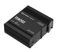 Teltonika TSW202 Géré L2 Gigabit Ethernet (10/100/1000) Connexion Ethernet, supportant l'alimentation via ce port (PoE) Aluminium, Bleu