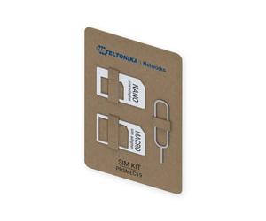 Teltonika Networks Kit d’adaptateurs SIM Teltonika pour cartes Nano, Micro et SIM standard PR5MEC19