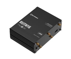 Teltonika Networks Routeur industriel LTE Cat 6 Teltonika avec Double SIM, eSIM et Wi-Fi 5 RUTM16