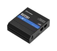 Teltonika RUT281 - Routeur sans fil - WWAN commutateur à 1 port 2,4 Ghz - 2G, 3G, 4G - Montage sur rail DIN, montable en surface, fixation murale