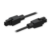Teltonika Câble d'alimentation PR2PP10B 4 broches (M-M) pas de 3 mm 30 V 2 A 1 m noir