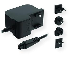 Teltonika PR3PUPS3 Bloc d'alimentation universel 9 W Entrée 100-240 V CA 50/60 Hz Sortie 9 V CC 9 W Durée de vie jusqu'à 30 000 heures Connecteurs interchangeables inclus UE, États-Unis, Royaume-Uni